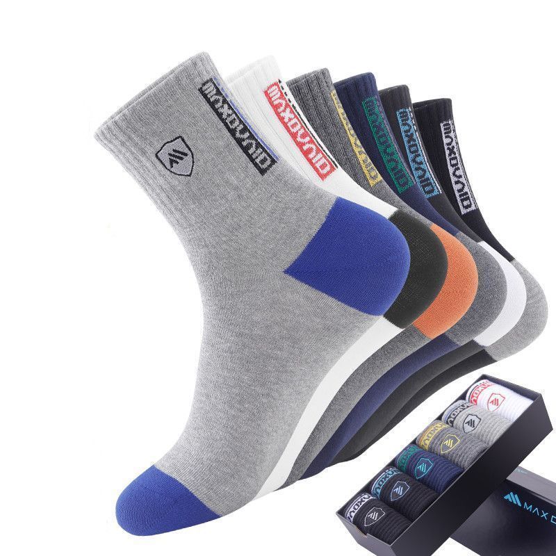 Weiche und bequeme Herren-Socken aus reiner Baumwolle, schweißabsorbierend und geruchsresistent – 10 Paar