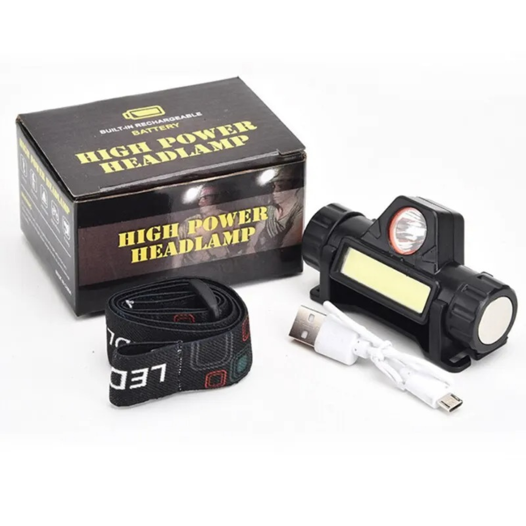LED Stirnlampe USB aufladbar – MagnetLite