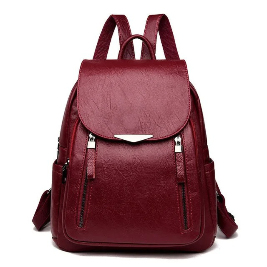 Damentaschen Rucksack aus PU-Leder mit großem Stauraum – CityStyle Backpack