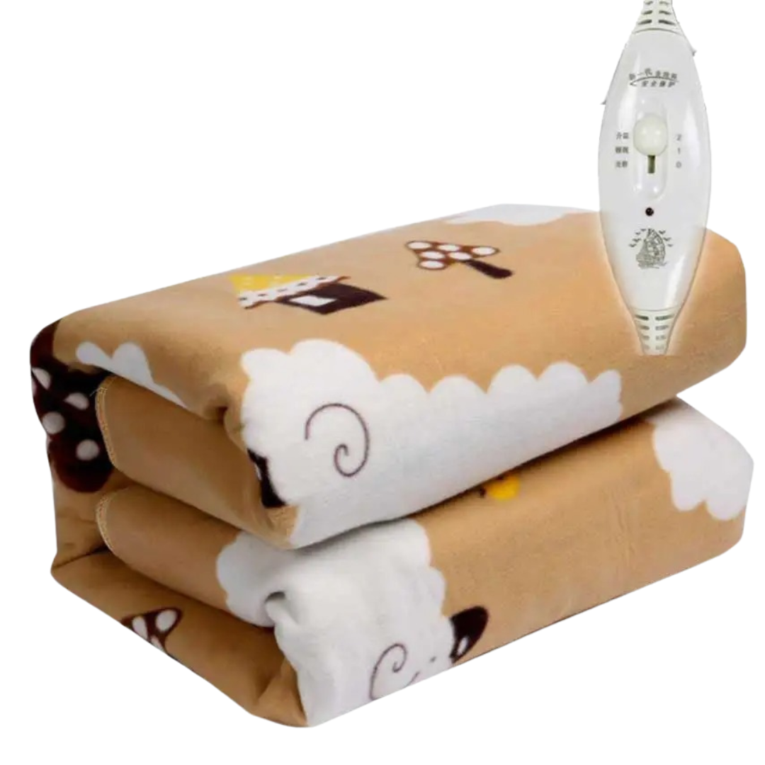 Elektrische Heizdecke 120×150 cm mit Temperaturregler, EU 220V – CozyWarm Blanket