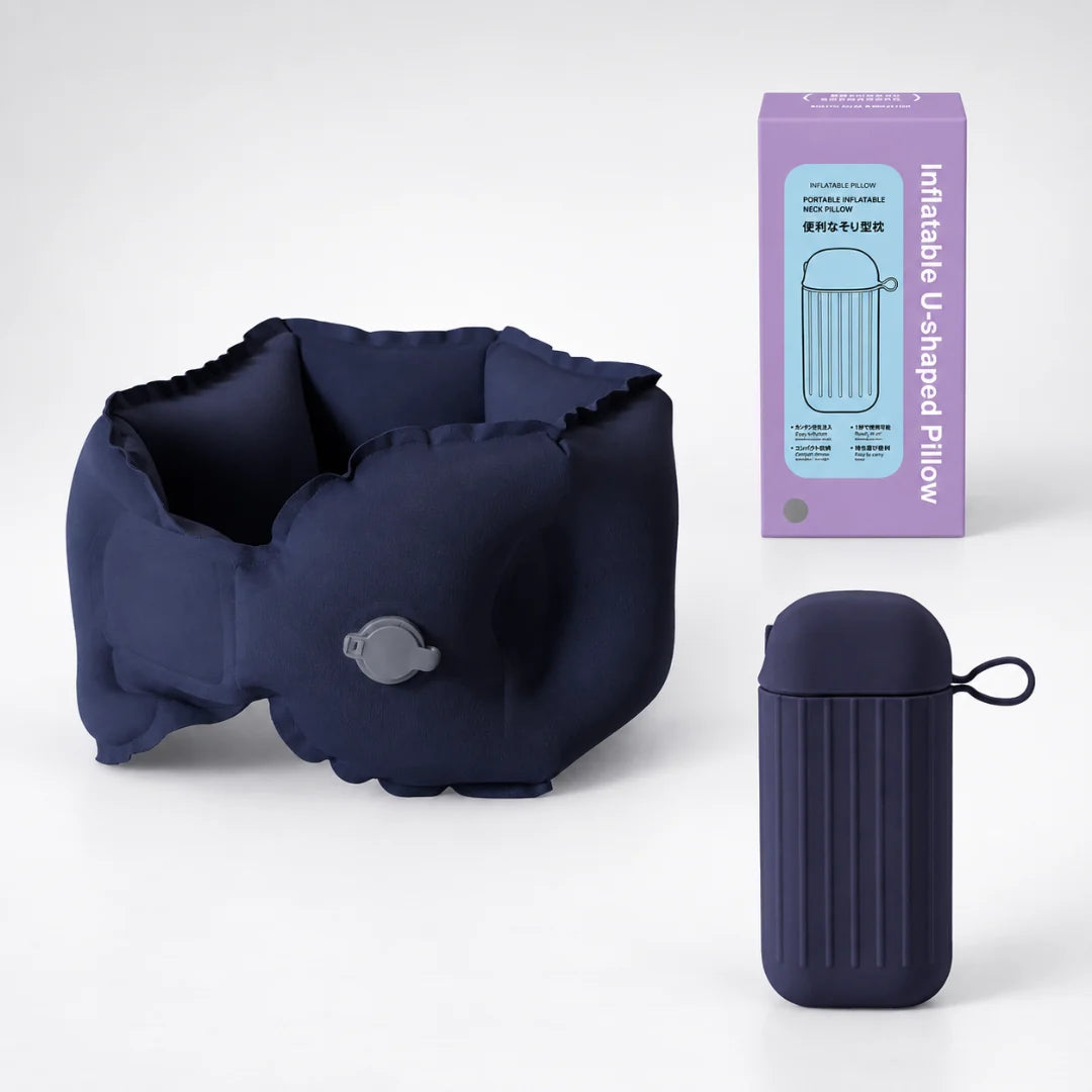 Nordspur | Nestrolux Aufblasbares ergonomisches Nackenkissen
