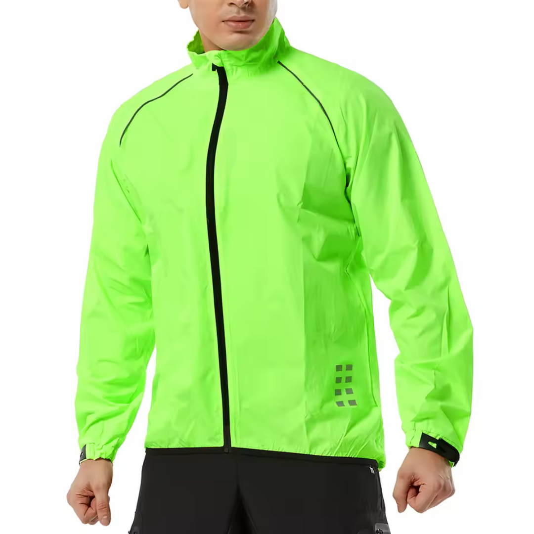 Herren Fahrrad Windjacke reflektierend ultraleicht – AeroRide Shield