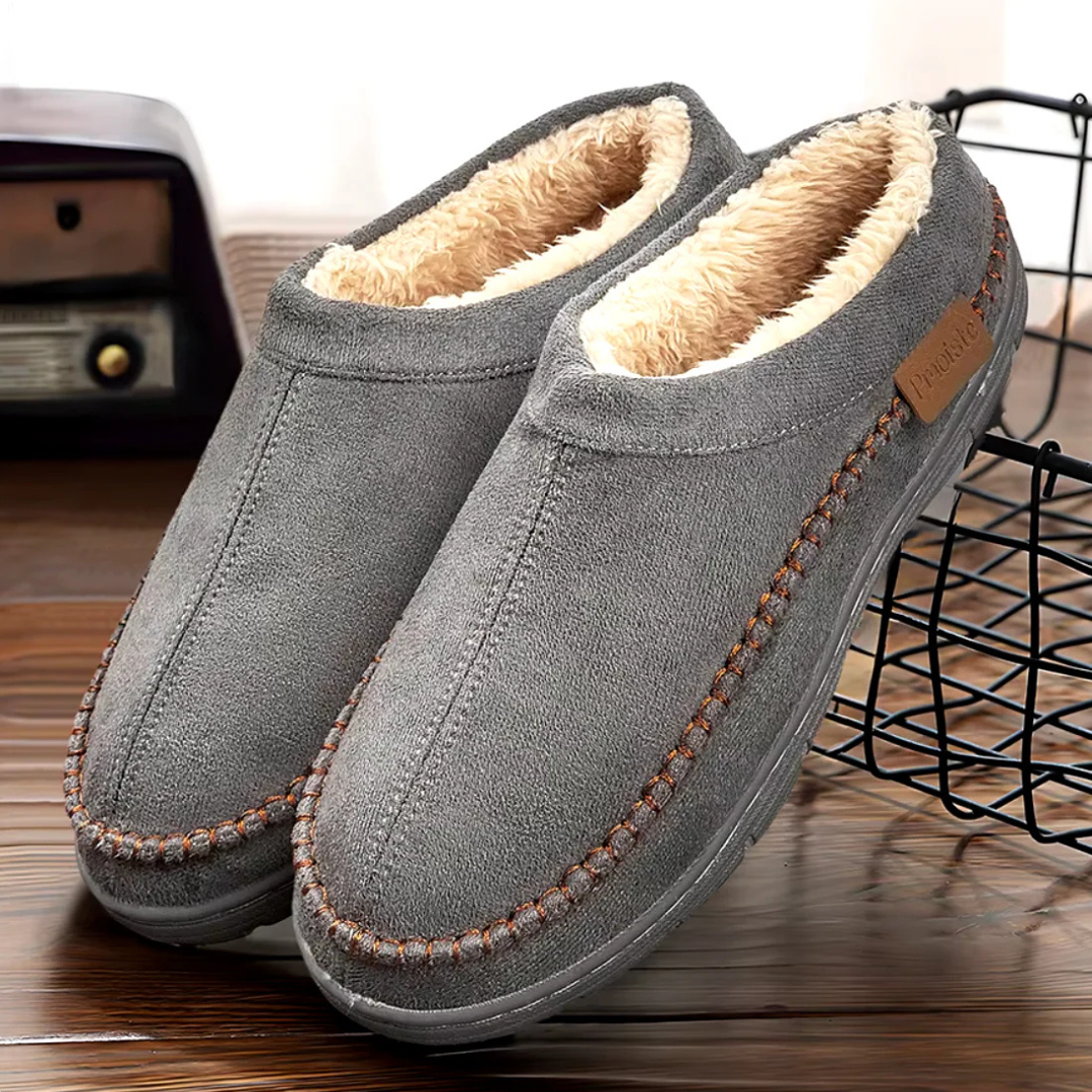 Stiefel Herren Lammfell mit Memory Foam & Gummisohle – CozyStep Boots