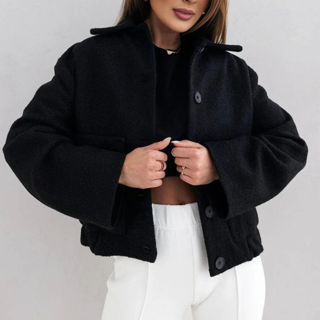 Damen Wintermantel mit Reverskragen & Relaxed Fit – Nordspur CozyLuxe Coat