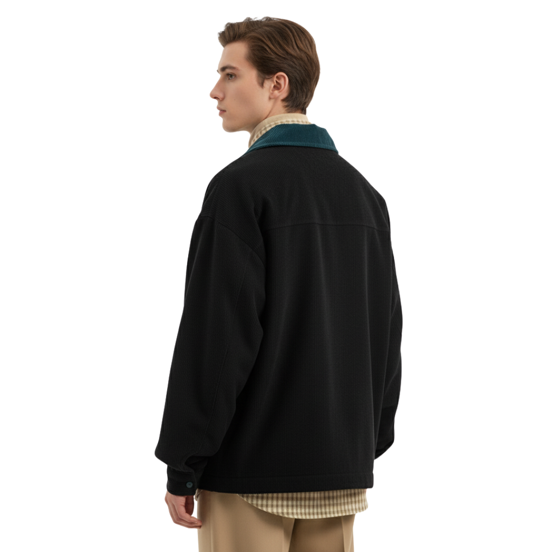 Herren Retro Cord-Bomberjacke – Broadmoor Reißverschlussjacke