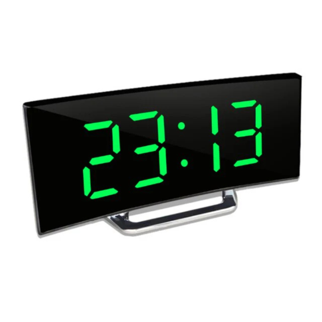Digitaler Wecker mit Großanzeige & automatischer Dimmfunktion – CurveTime LED