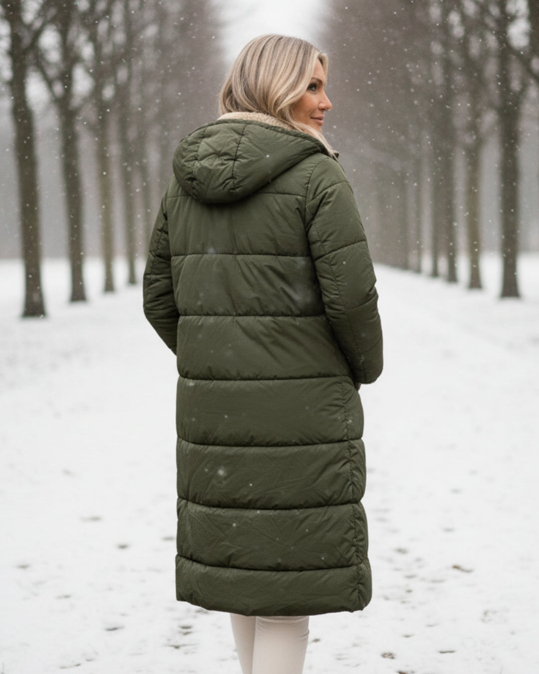 Warme Doppelseitige Winterjacke