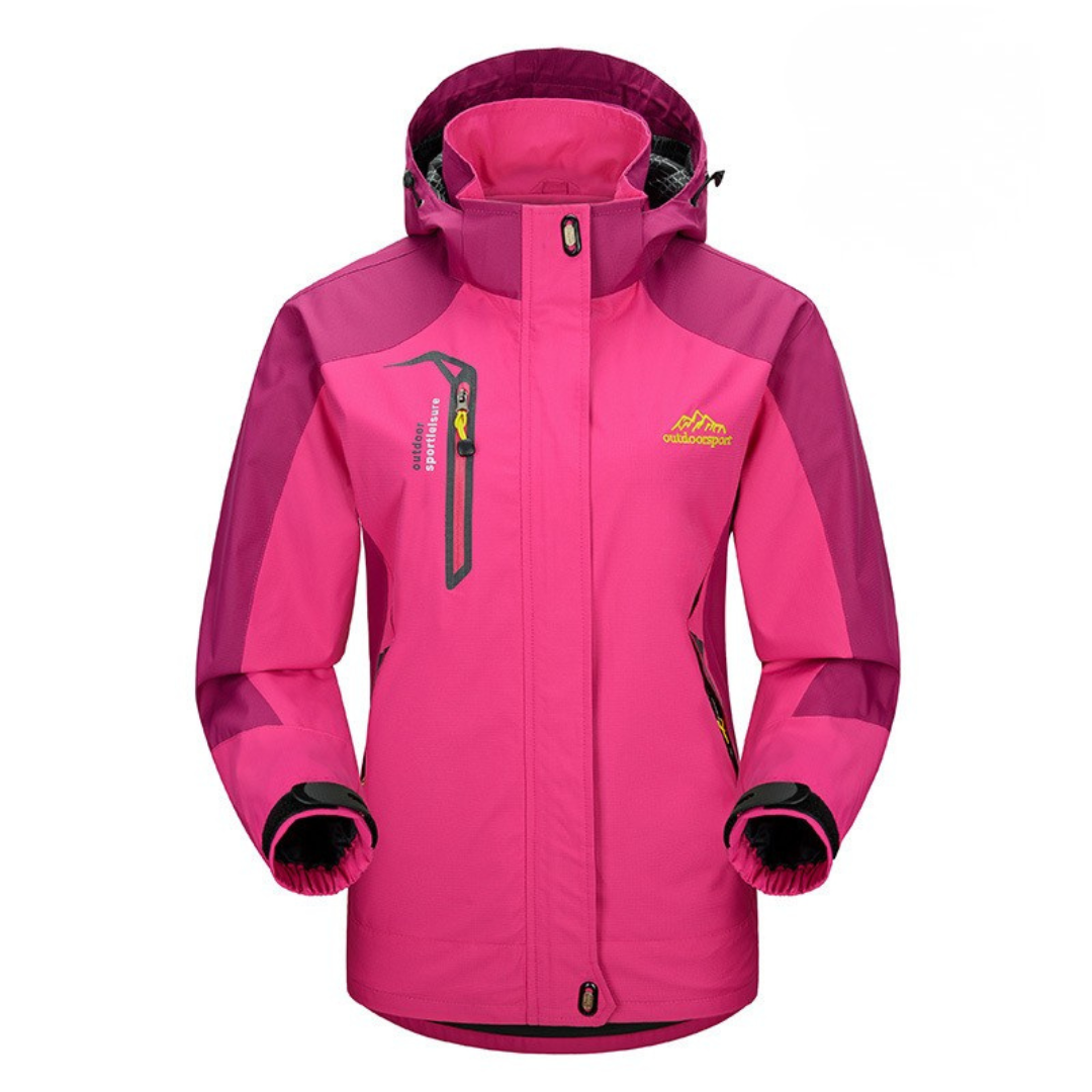 Outdoorjacke Damen wasserdicht & winddicht mit Kapuze – StormPeak Shell