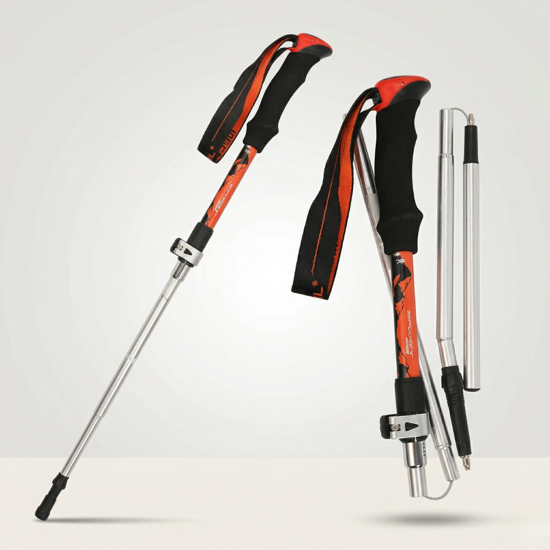 Nordspur | Faltbare Nordic-Walking-Stöcke für Stabilität