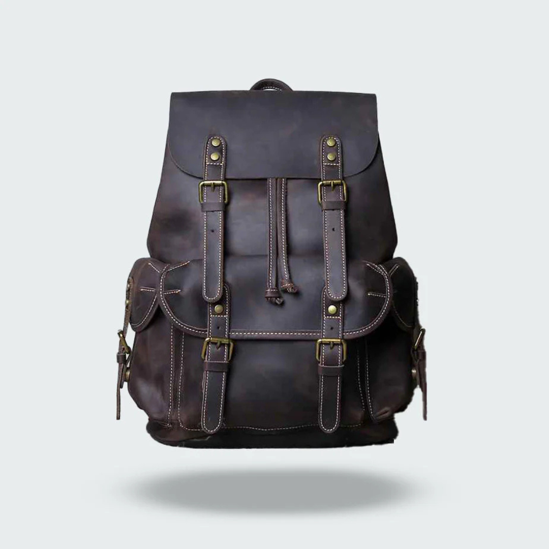 Leder Taschen Rucksack groß im Vintage Look mit Laptopfach – HeritagePack
