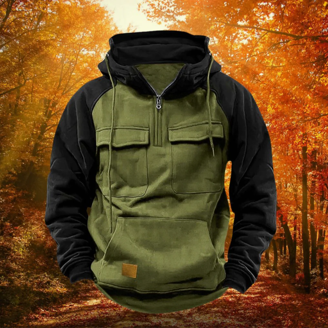 Winter Hoodie mit Kapuze & Multifunktionstaschen – NordHaven Hoodie