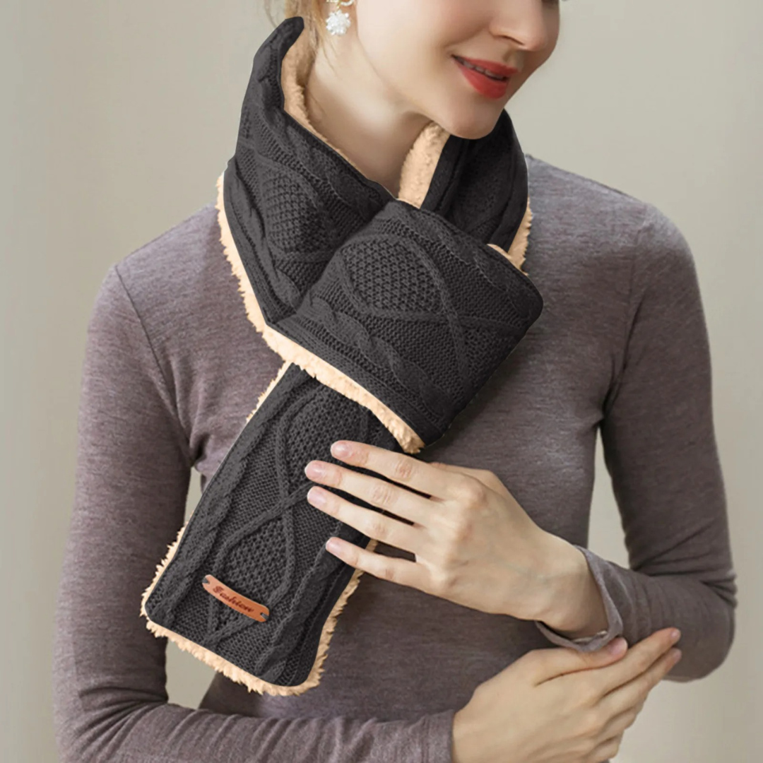 Nackenwärmer Heizschal mit 3 Temperaturstufen & USB-C – SmartHeat Scarf