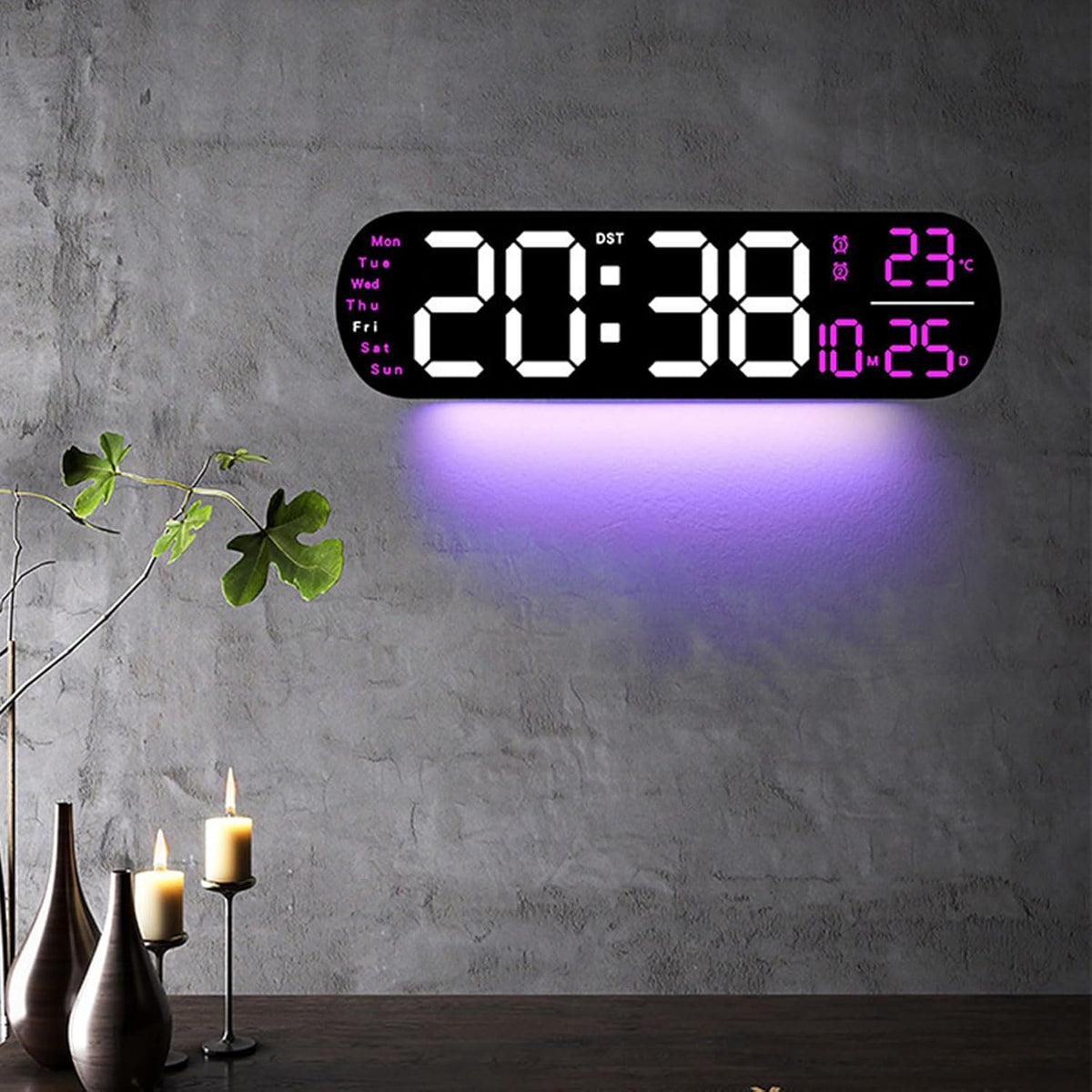 Smart LED Wanduhr