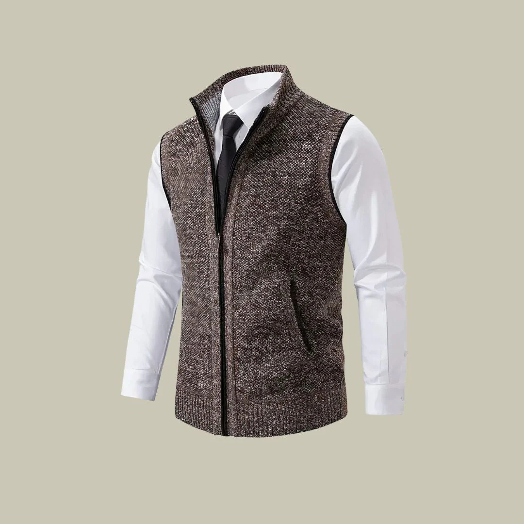 Pullover Bodywarmer Herren mit Reißverschluss & leichter Isolierung – ClassicLayer Vest