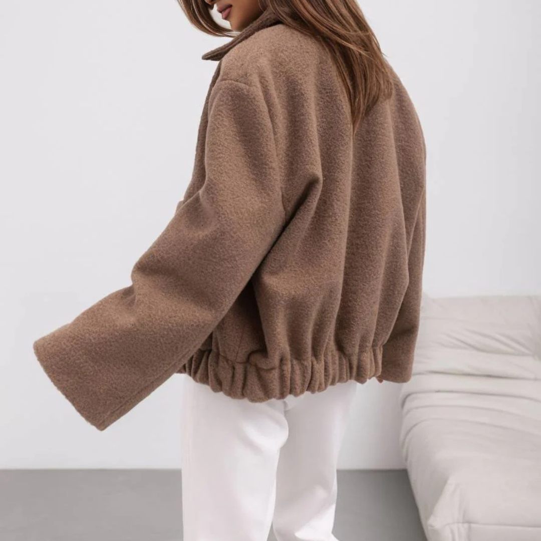Damen Wintermantel mit Reverskragen & Relaxed Fit – Nordspur CozyLuxe Coat