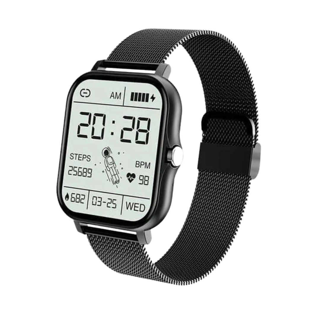 Smartwatch Damen Fitnessuhr mit Herzfrequenz & Benachrichtigungen – AuraTime Uhren