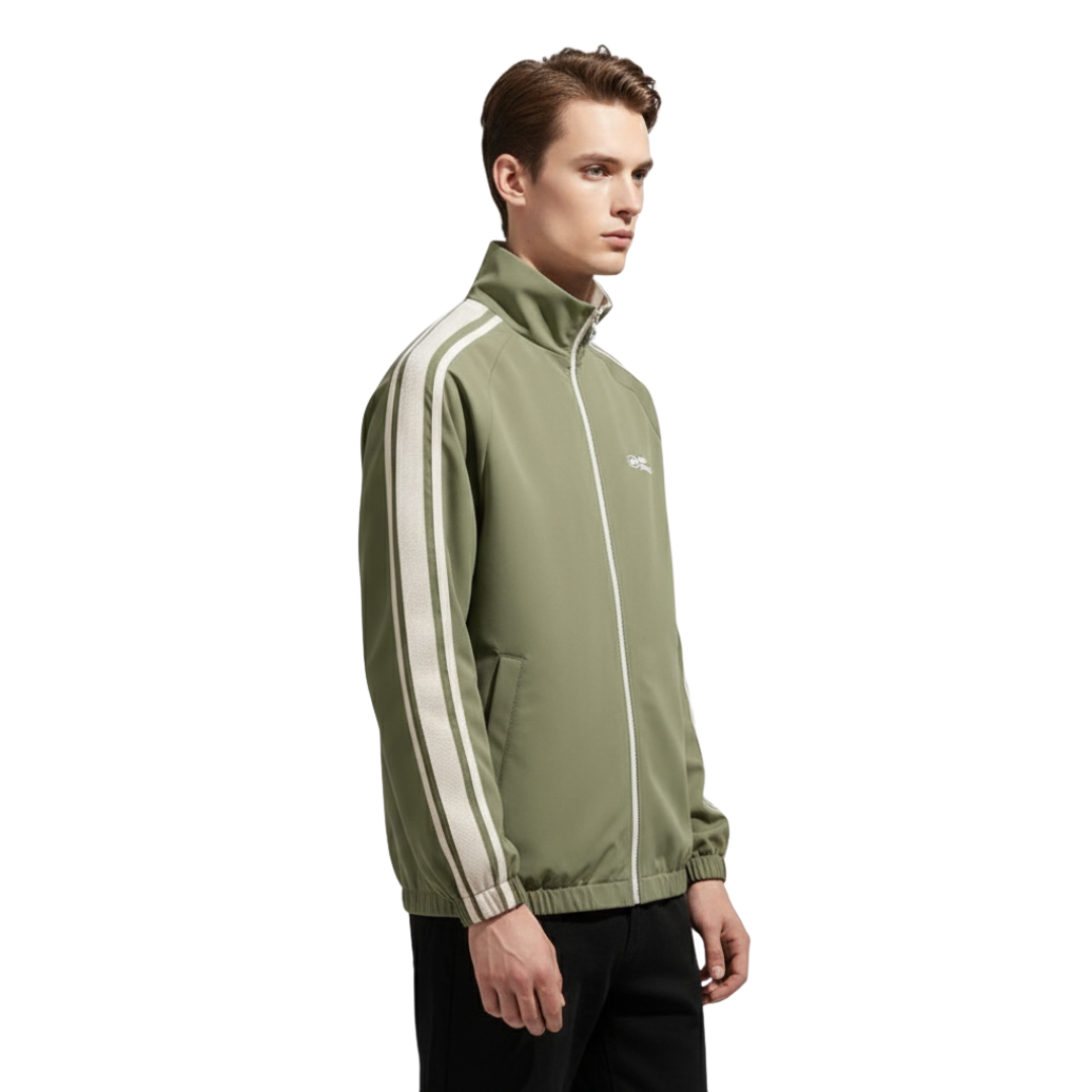 Unisex Winddichte Wende-Trainingsjacke – Reißverschluss-Shell
