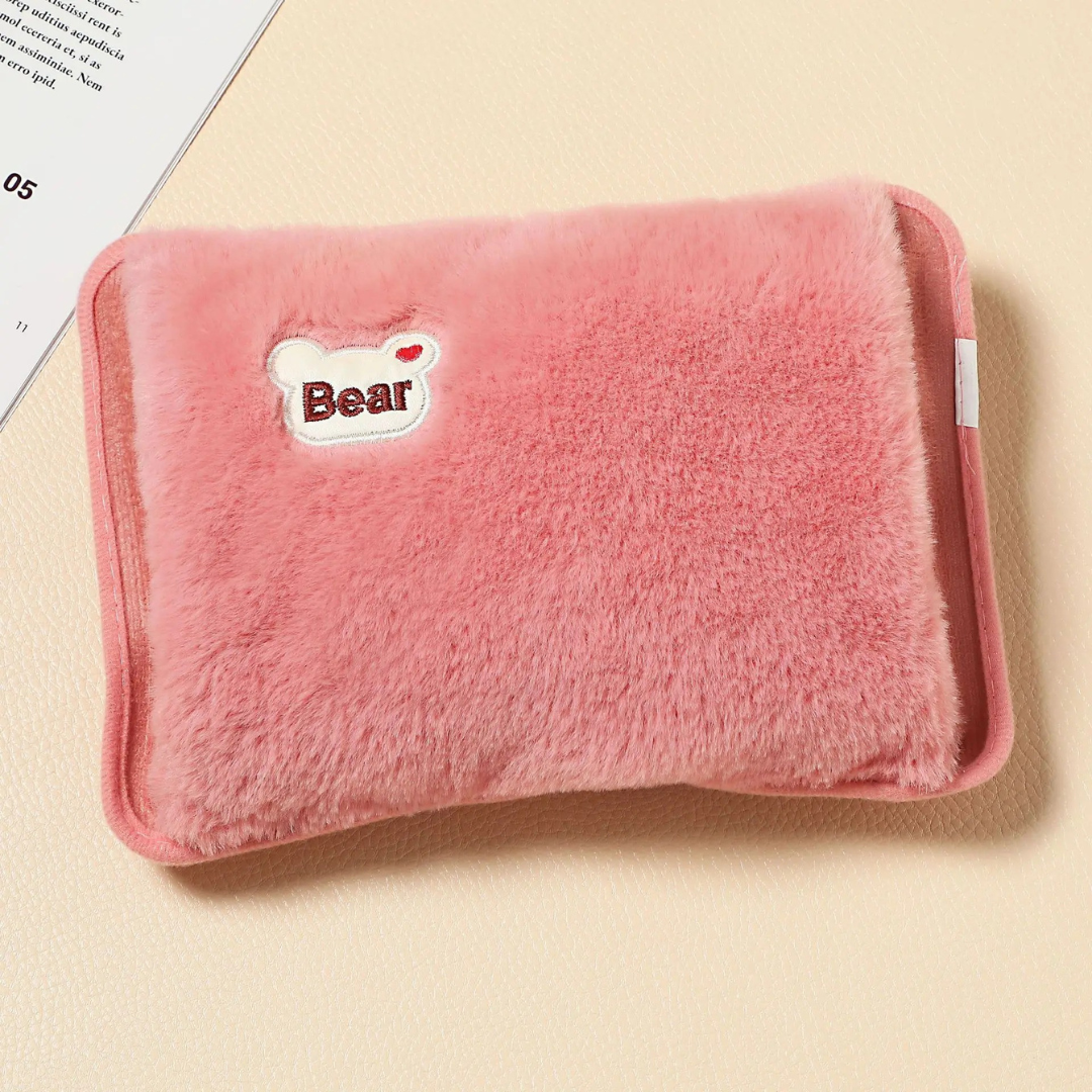 Wärmekissen elektrisch mit USB-Aufladung & Flauschbezug – VelvetWarm HeatPack