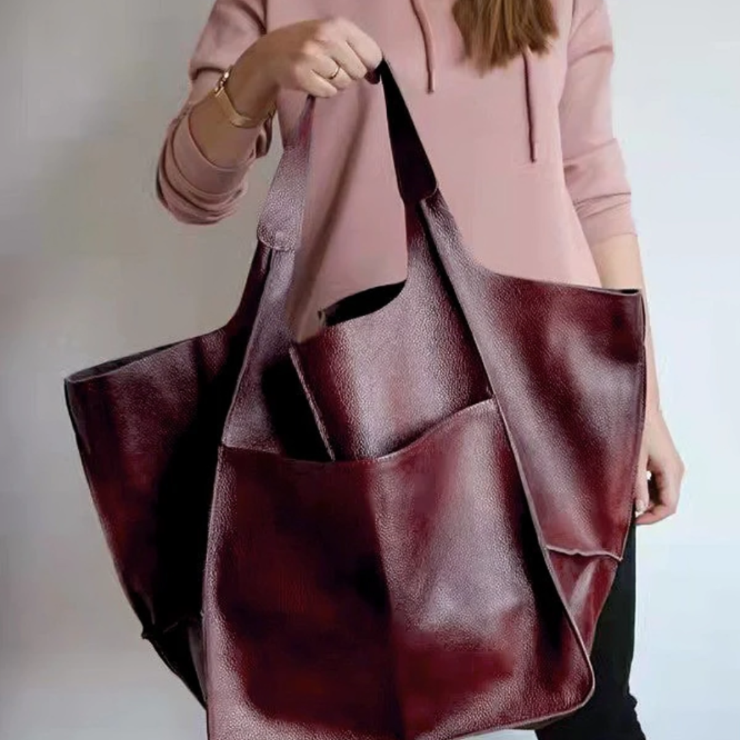 Taschen aus weichem veganem Leder mit großem Stauraum – Elegance Tote