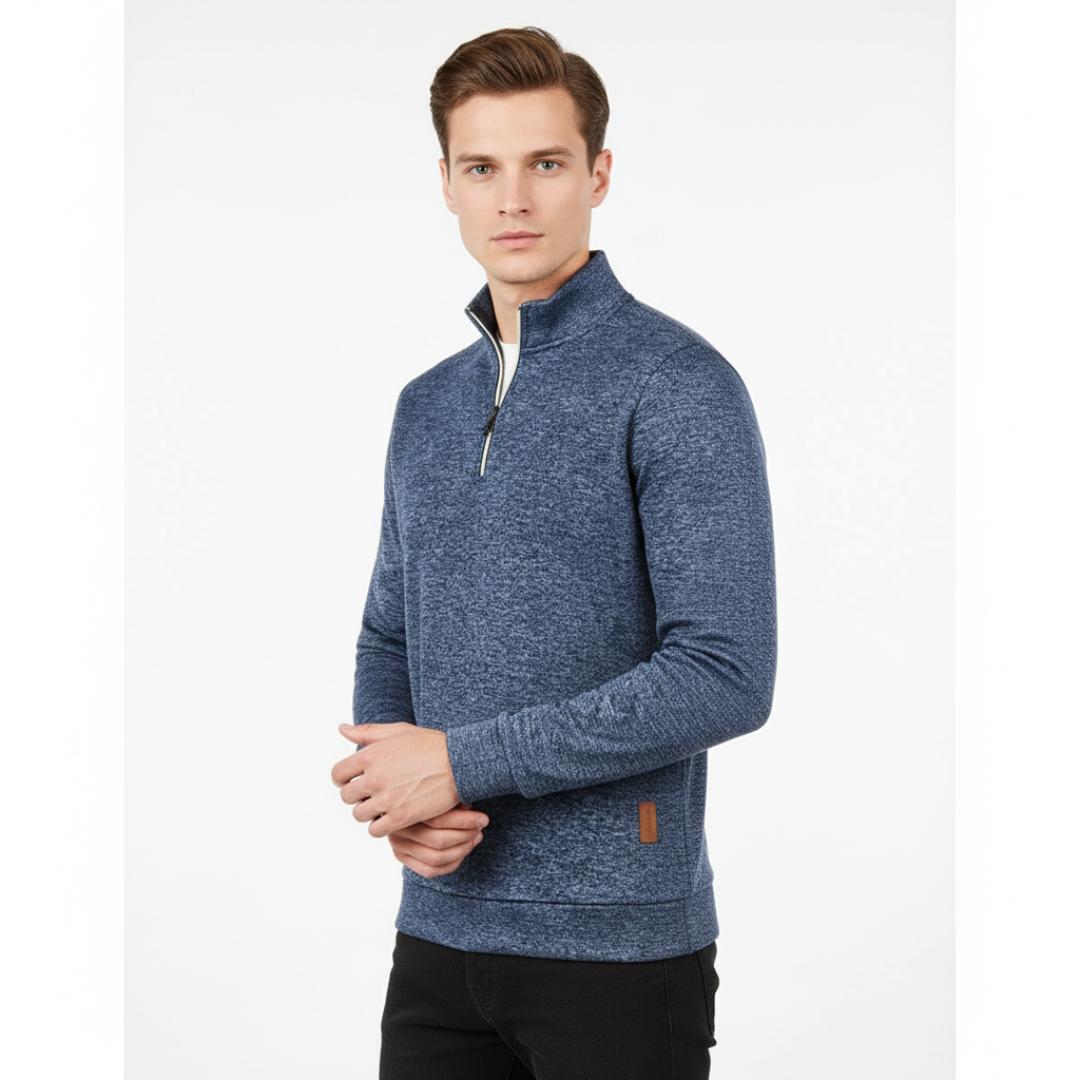 Nordspur | WinterLoom Strickpullover mit Reißverschluss
