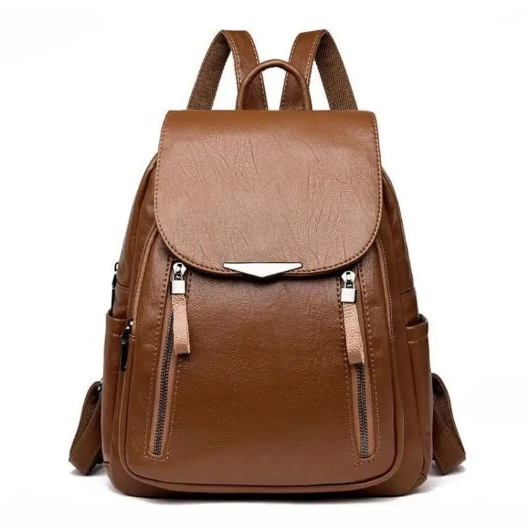 Damentaschen Rucksack aus PU-Leder mit großem Stauraum – CityStyle Backpack