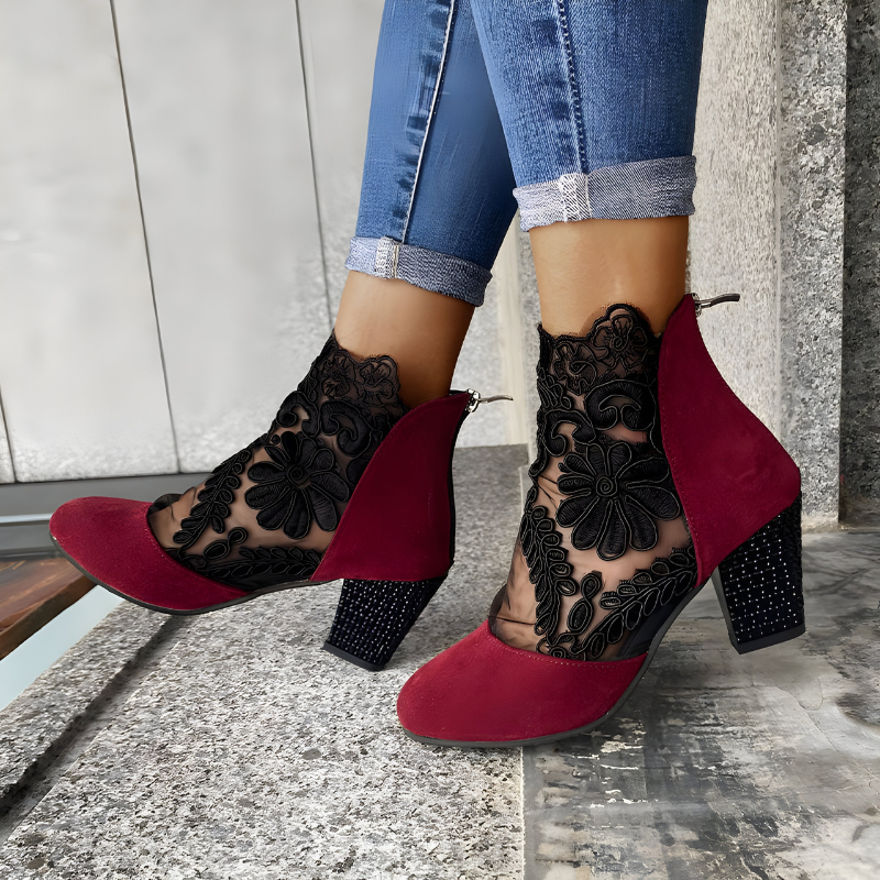Stylische atmungsaktive orthopädische Absatzschuhe