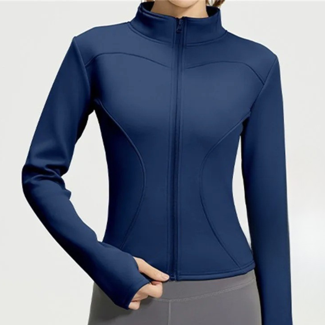 Nordspur | Thermiqurv Slim-Fit Jacke mit durchgehendem Reißverschluss