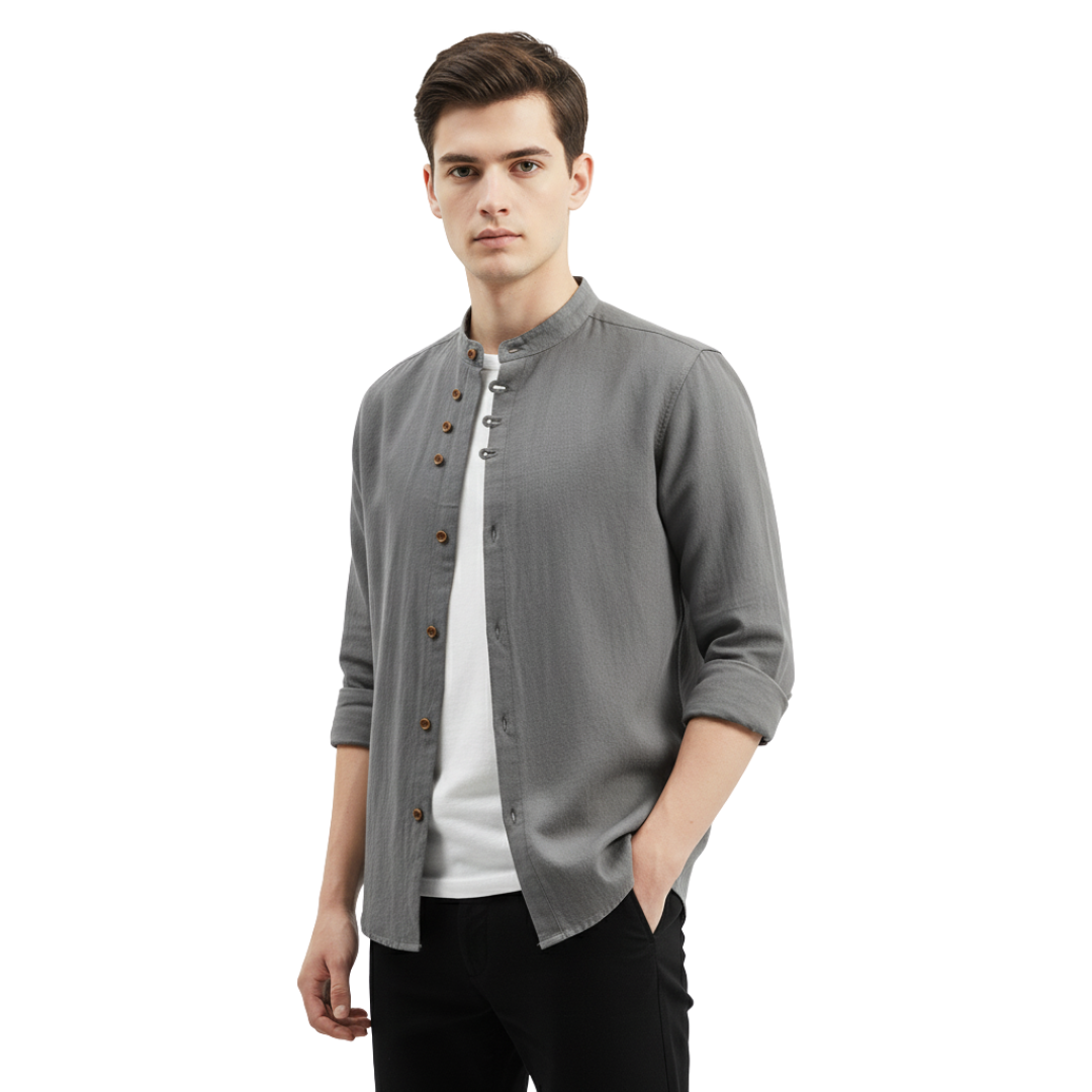 Nordspur | SlateCrest Pullover mit modernem Kragen