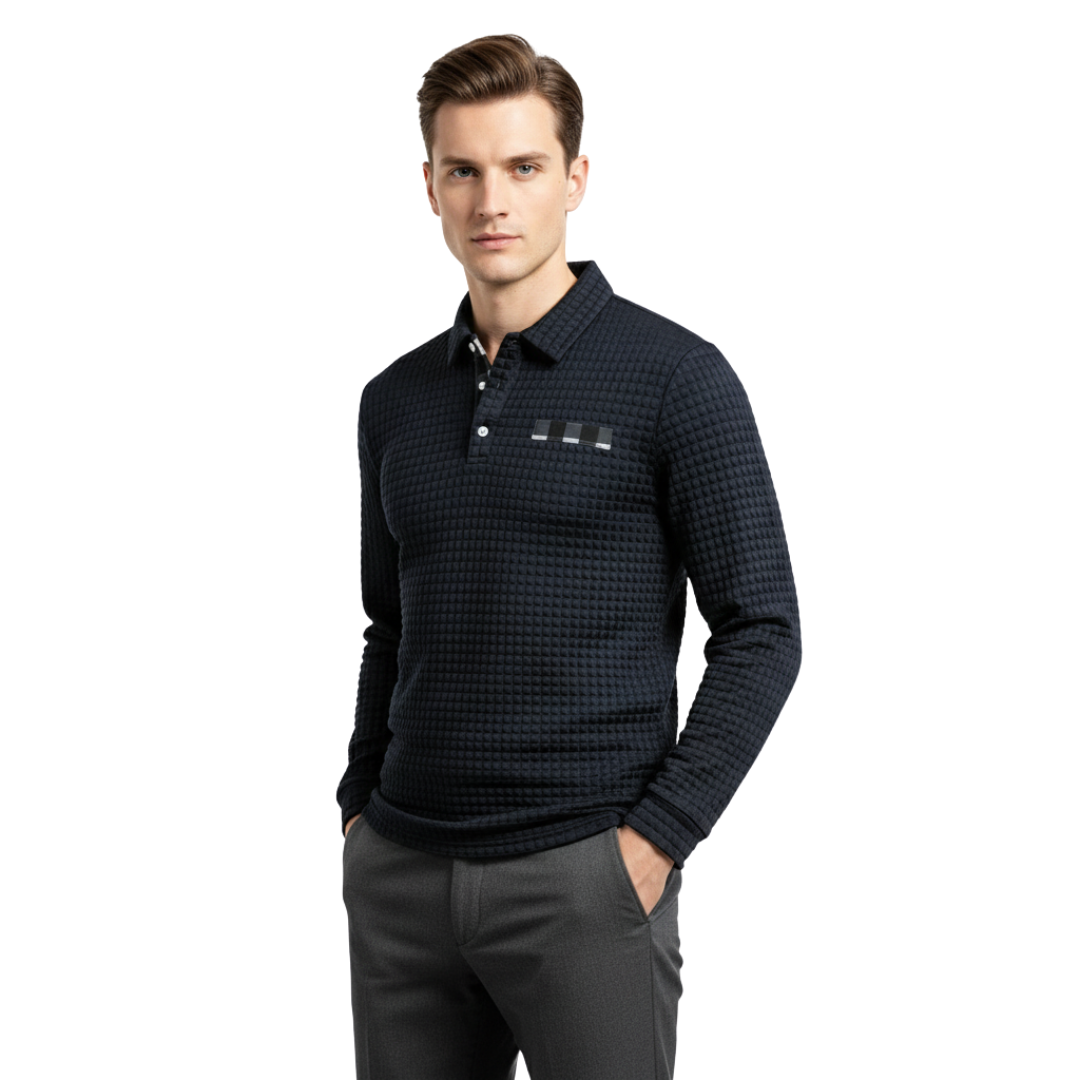 Nordspur | BlackWaffle Langarm-Pullover
