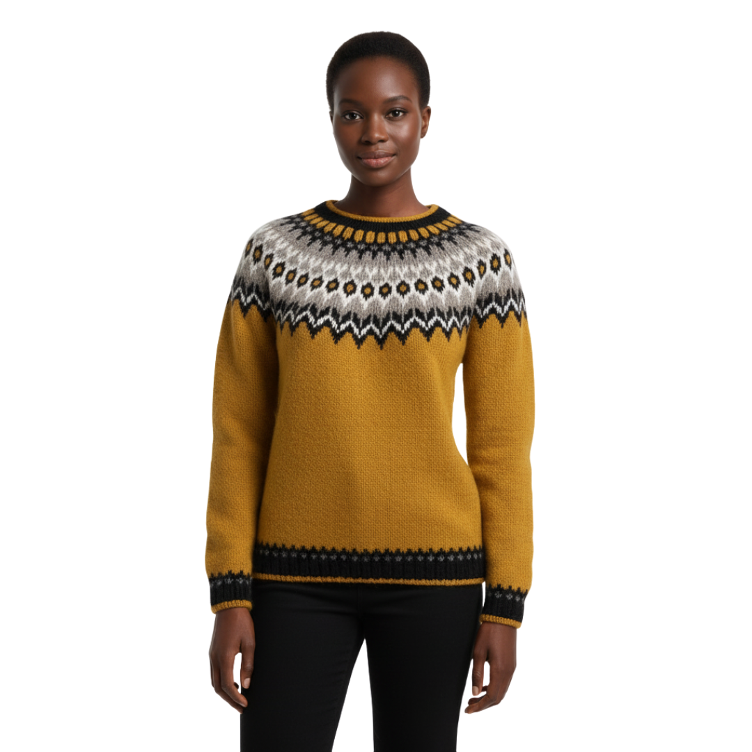 Nordspur | FrostLoom Nordischer Strickpullover