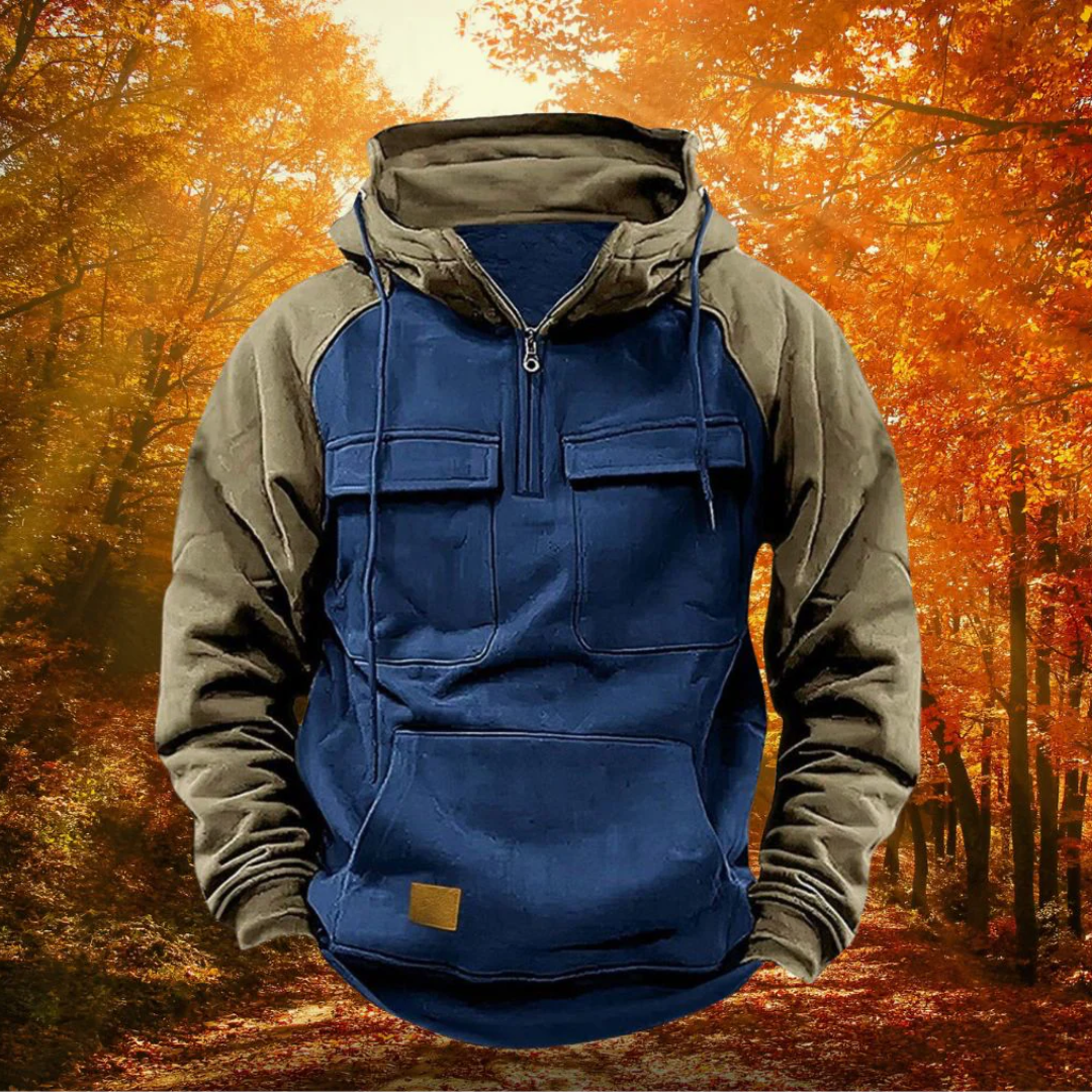 Winter Hoodie mit Kapuze & Multifunktionstaschen – NordHaven Hoodie