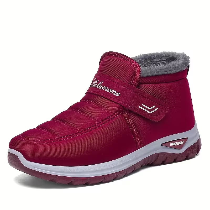 WinterBoots: Männer und Frauen Easy Slip-On Fleece gefütterte Winterstiefel