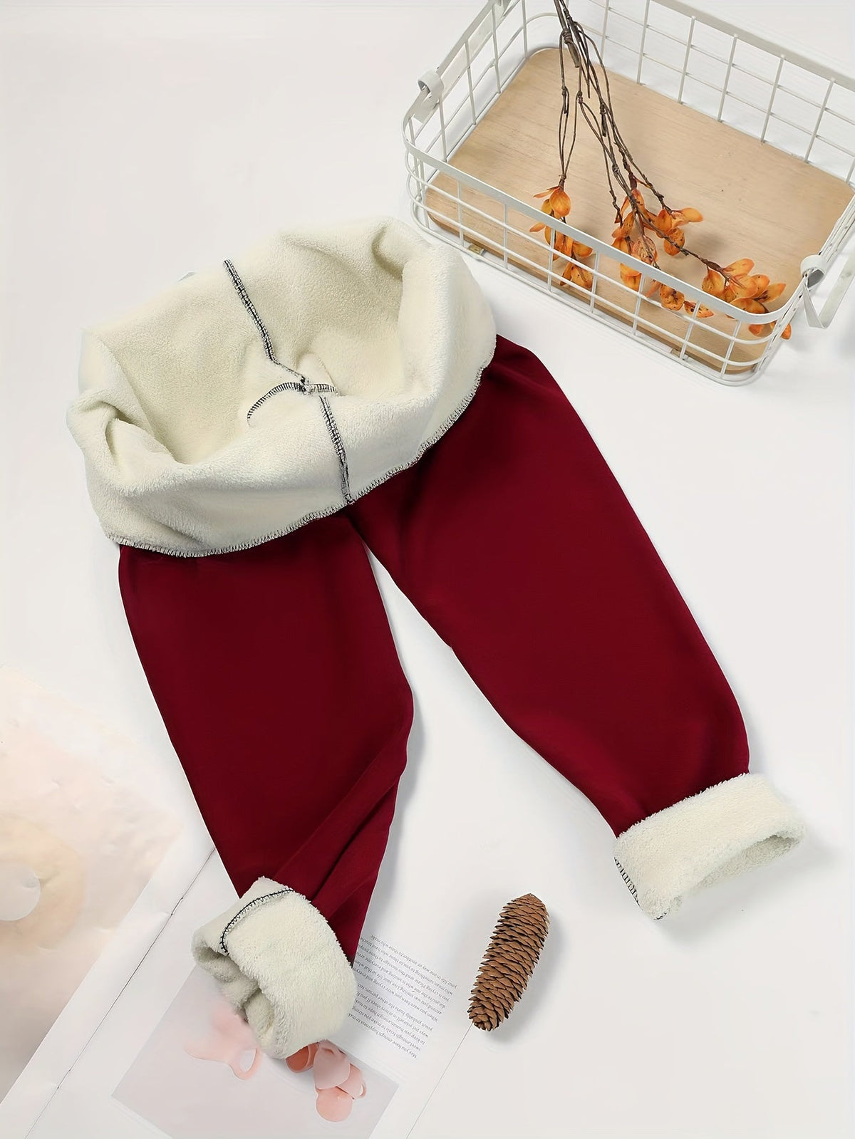 High-Waist Kuschelige Winter-Leggings