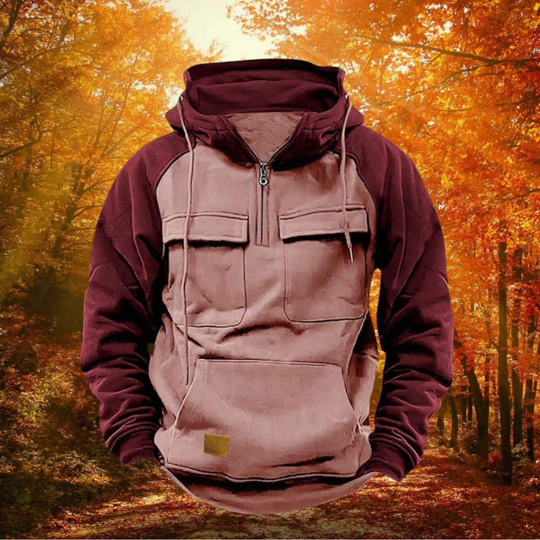 Winter Hoodie mit Kapuze & Multifunktionstaschen – NordHaven Hoodie