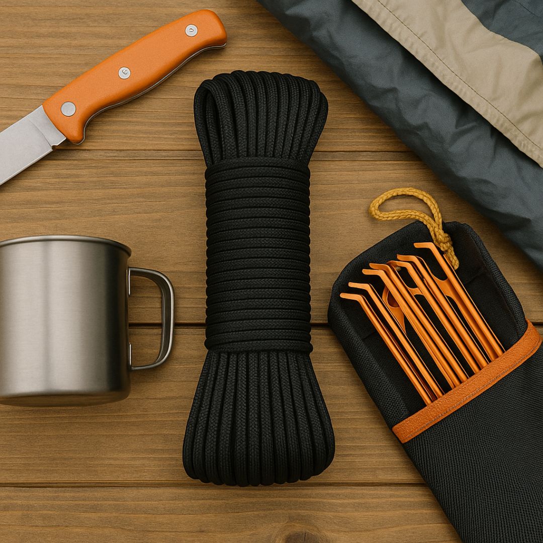 Paracord Seil 550 mit 7 Kernen – TrekStrang Pro