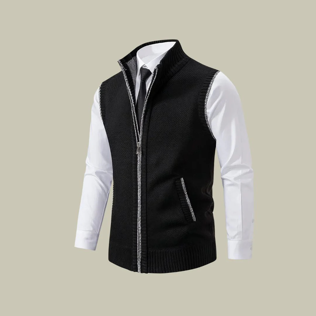 Pullover Bodywarmer Herren mit Reißverschluss & leichter Isolierung – ClassicLayer Vest