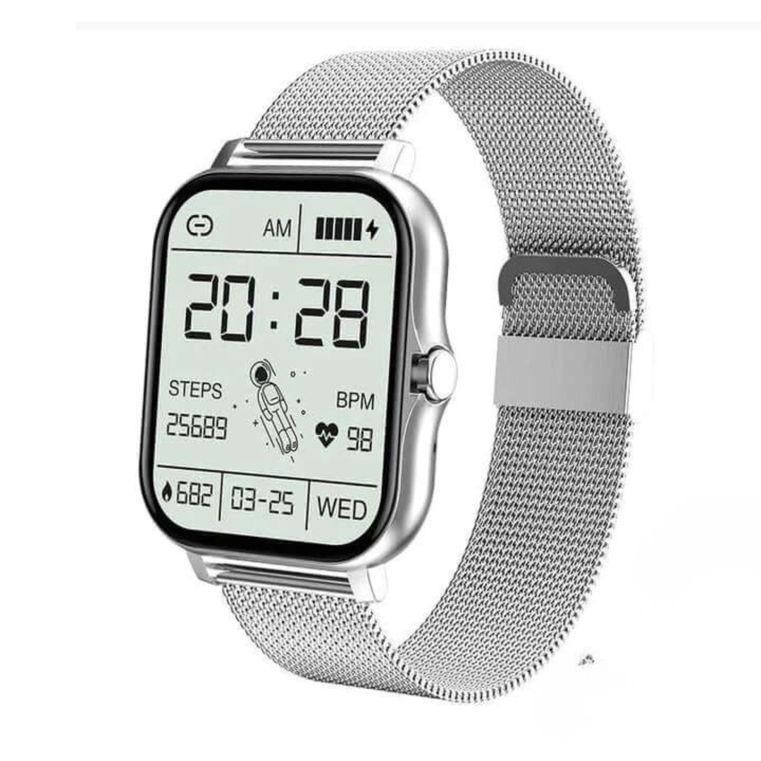 Smartwatch Damen Fitnessuhr mit Herzfrequenz & Benachrichtigungen – AuraTime Uhren