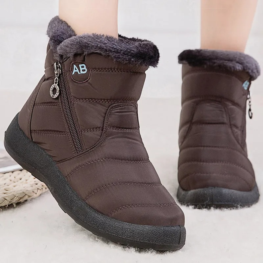 Winterstiefel mit warmem Plüschfutter & rutschfester Sohle – FrostStep Boots