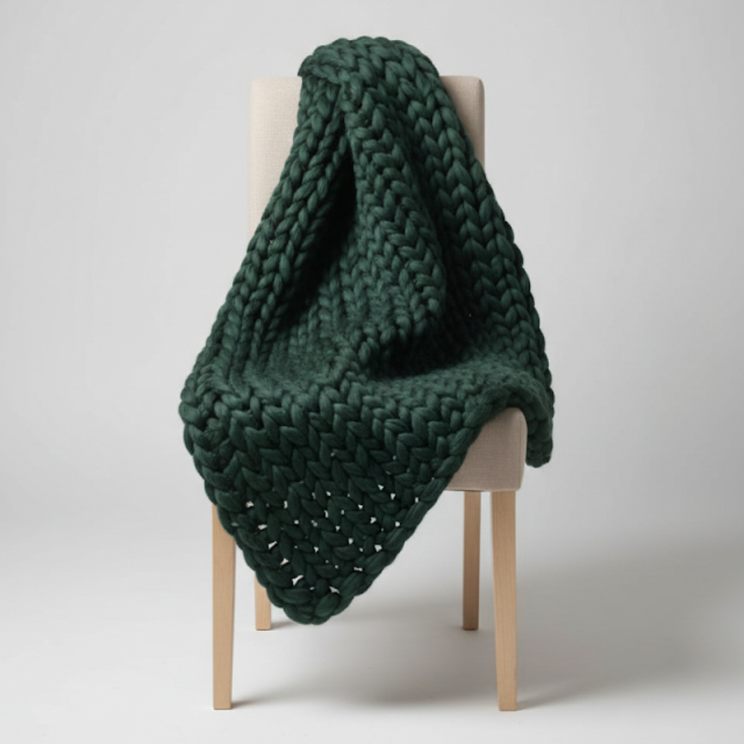 Nordspur | Veloroo Chunky-Strickwurfdecke