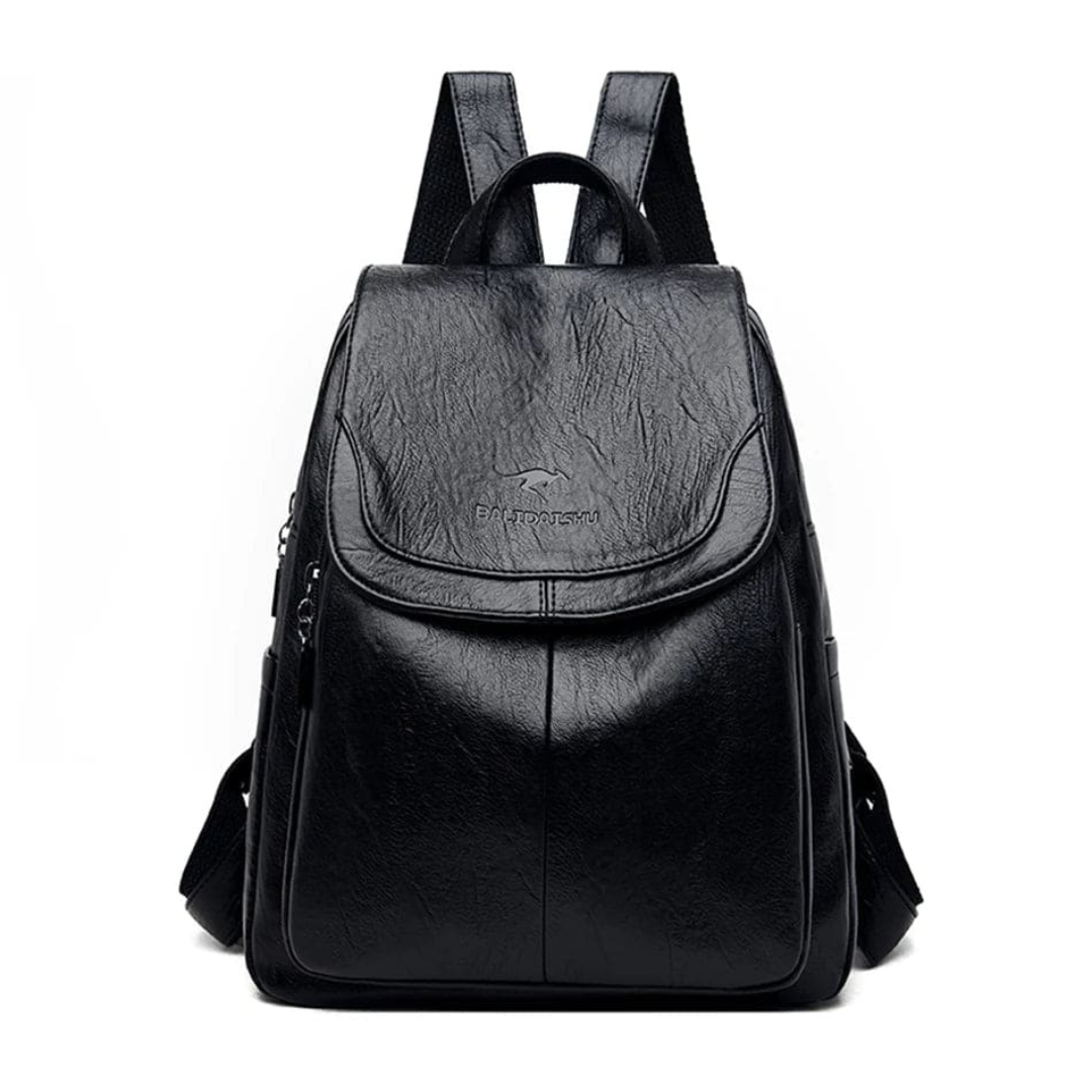Leder Taschen Rucksack mit Anti-Diebstahl-Design für Damen – EleganceSafe Backpack