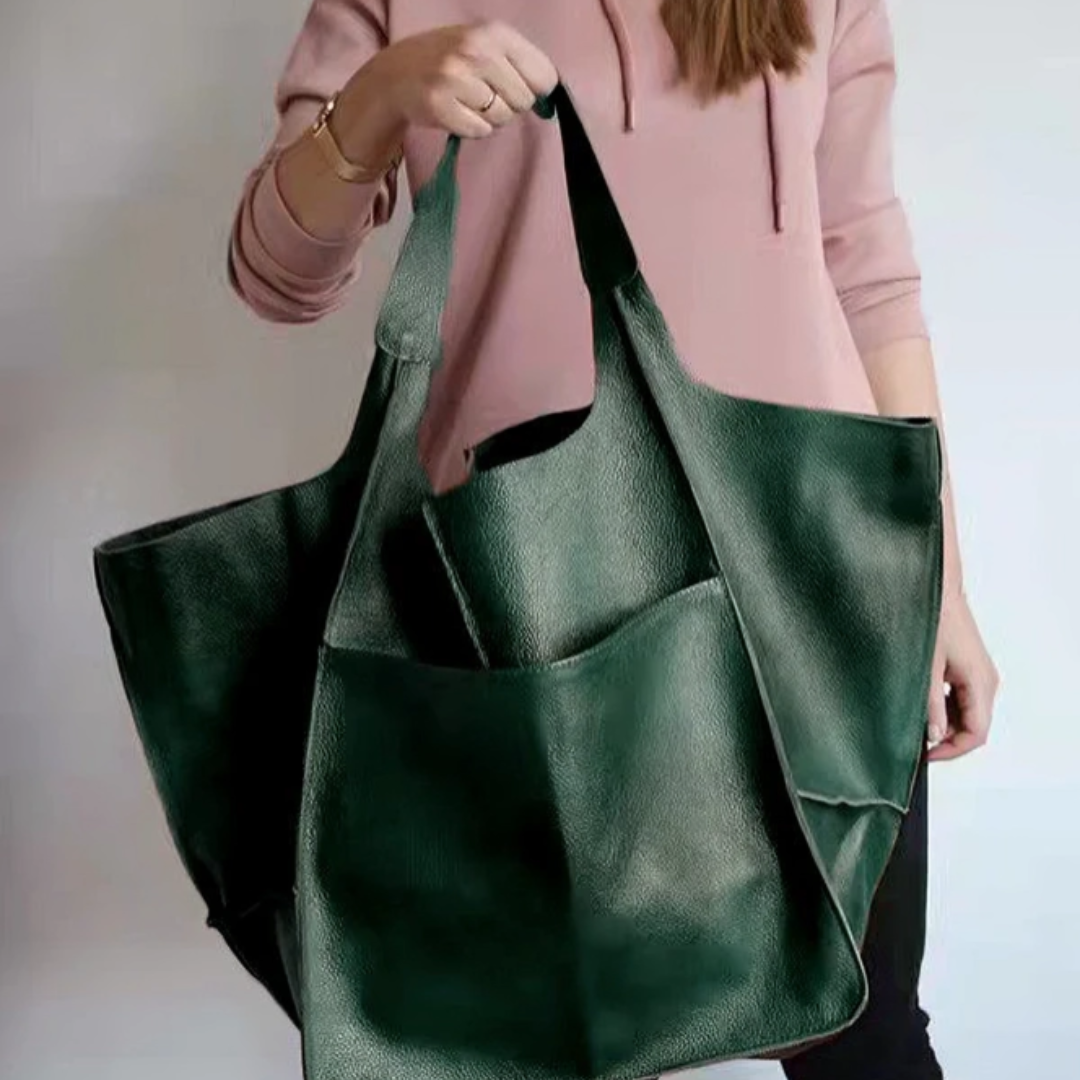 Taschen aus weichem veganem Leder mit großem Stauraum – Elegance Tote
