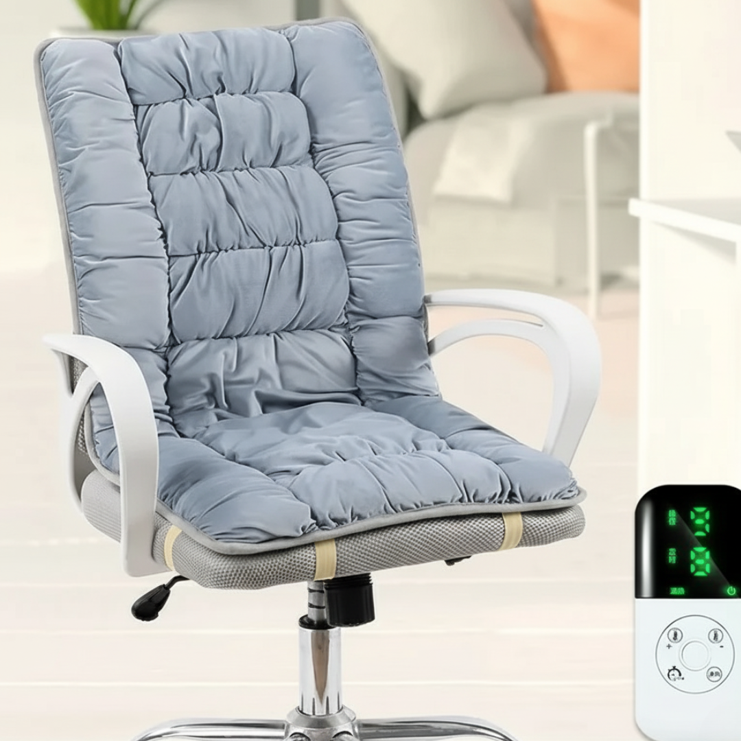 Körperwärmer Sitzauflage elektrisch mit 3 Heizstufen & Timer – ThermoComfort Pad