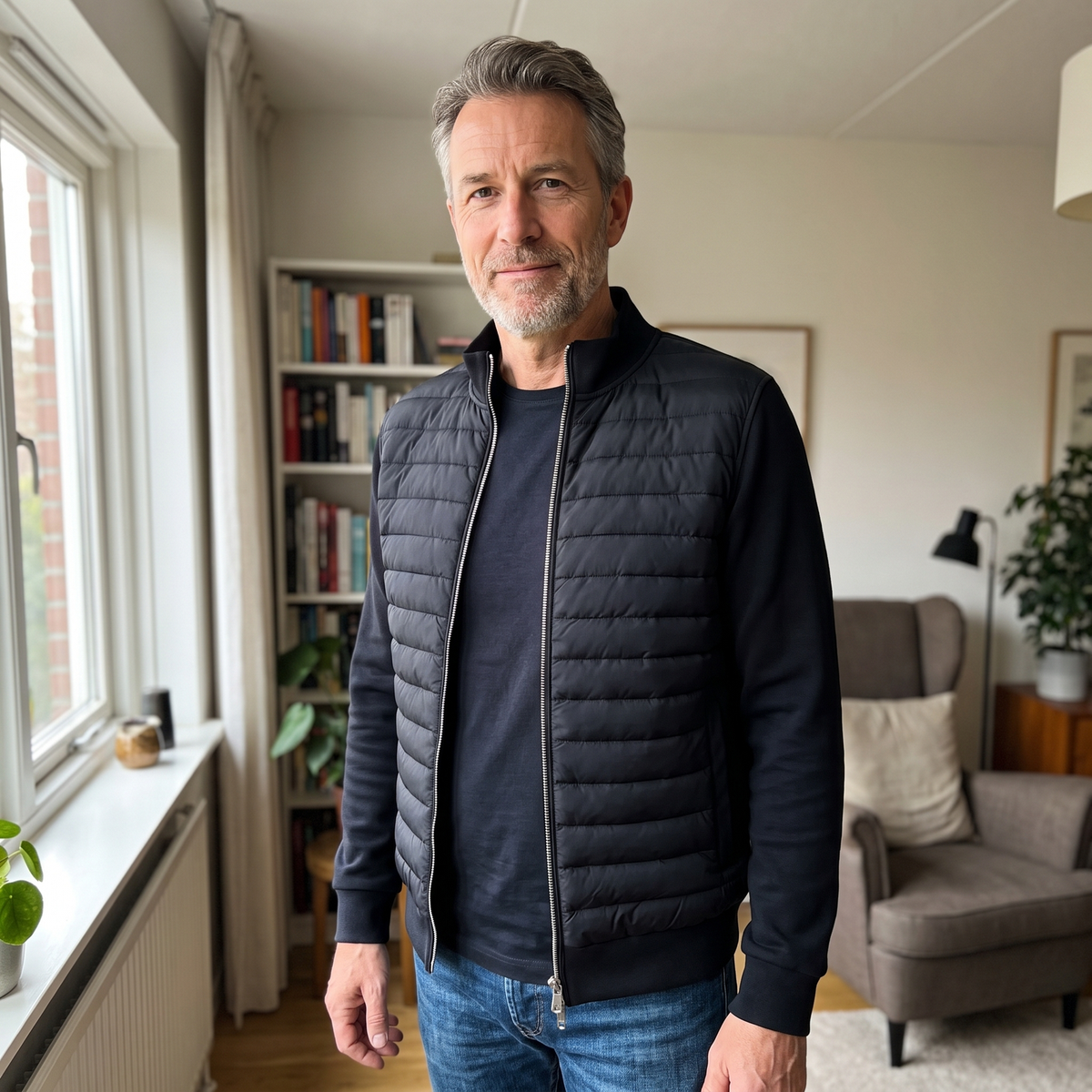 Warme und Moderne Herren Pufferjacke
