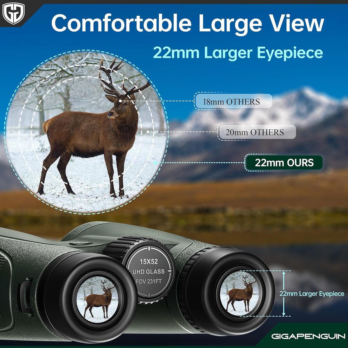 15x52 UHD Fernglas