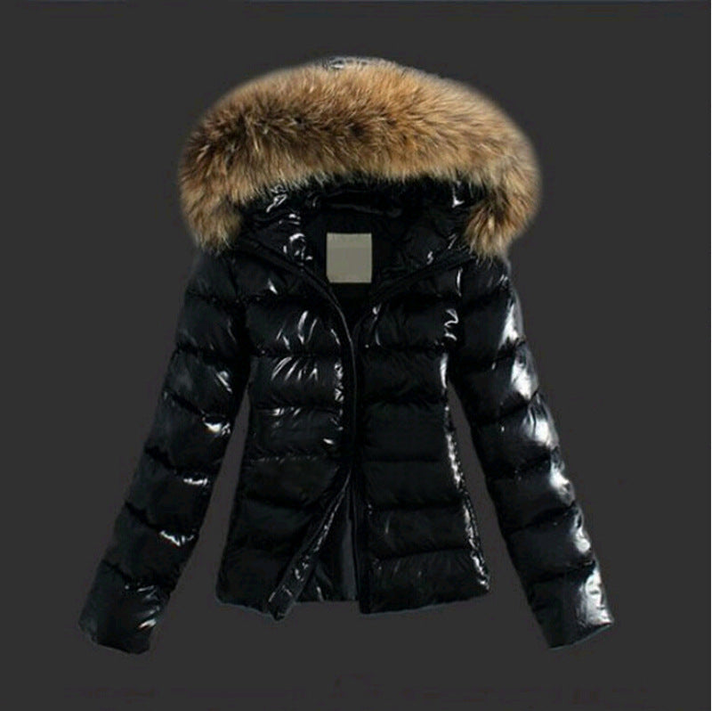 Jacke mit Pelzkragen - Damen Winterjacke