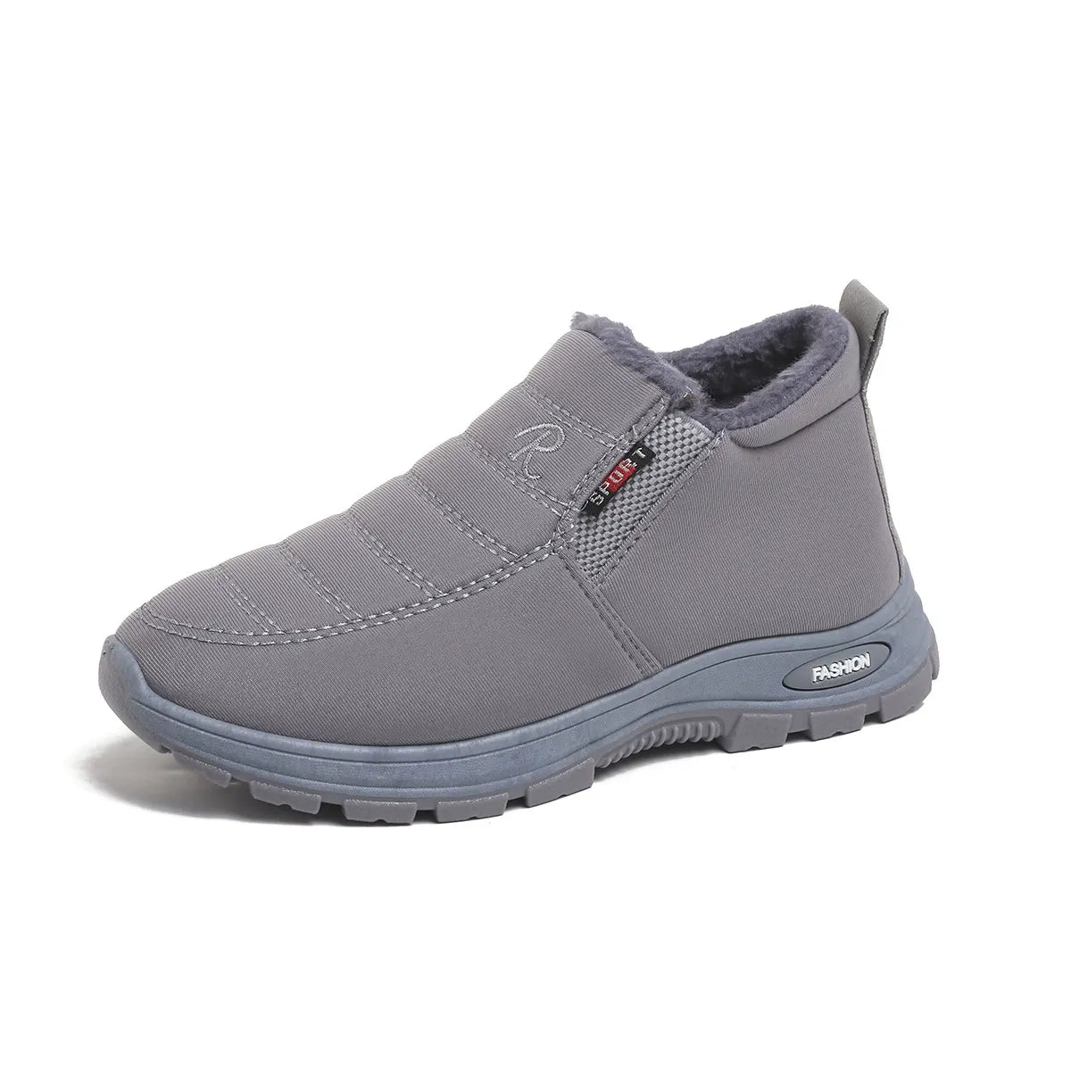 Unisex Winterstiefel mit flauschigem Futter, warm, bequem und rutschfest, ideal für kaltes Wetter