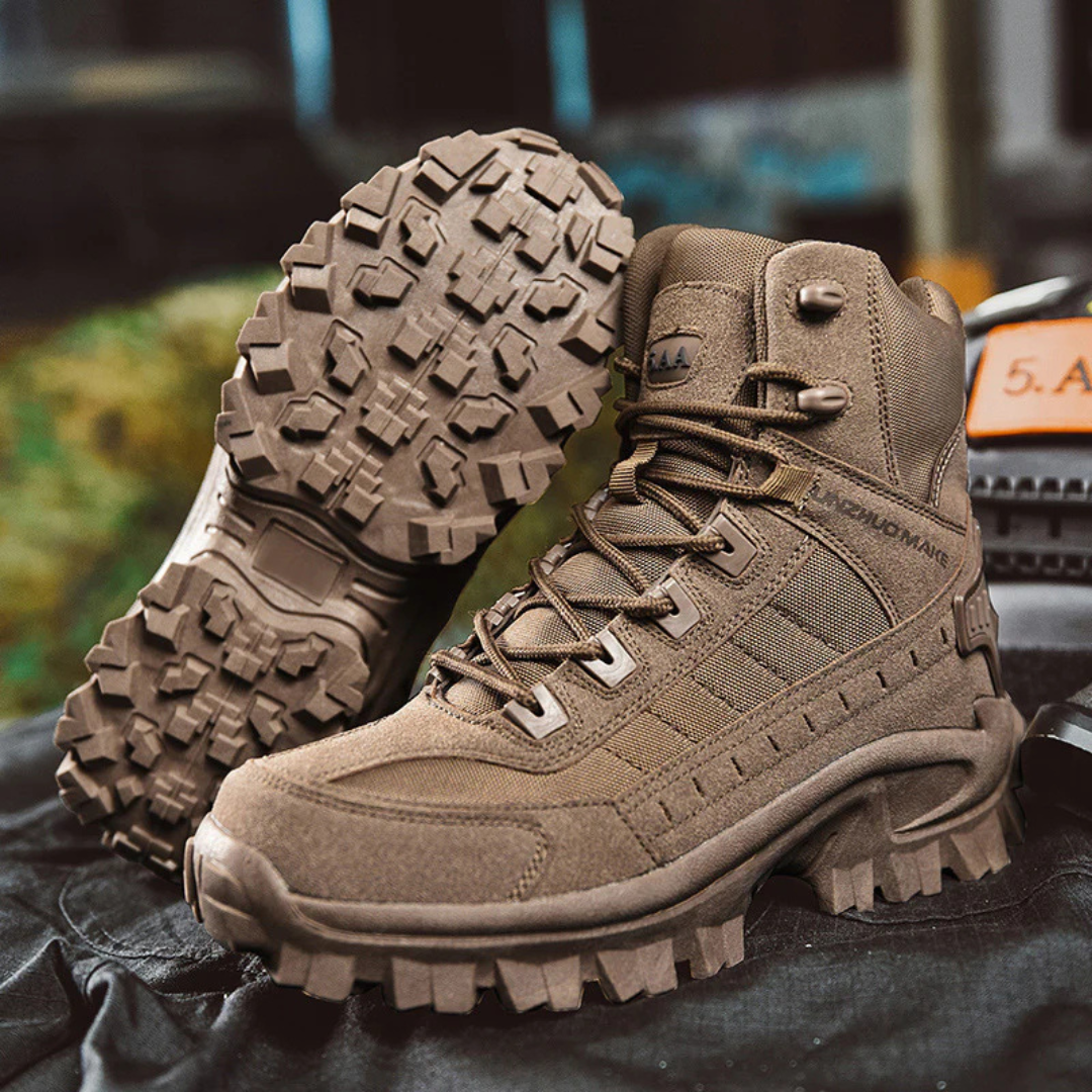 Stiefel Herren Tactical Winter mit Grip-Sohle & Warmfutter – TerraForce Boots