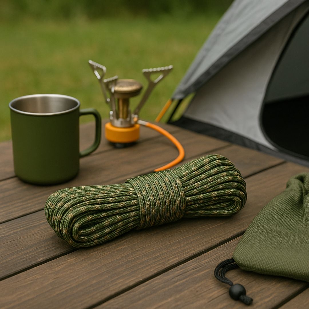 Paracord Seil 550 mit 7 Kernen – TrekStrang Pro