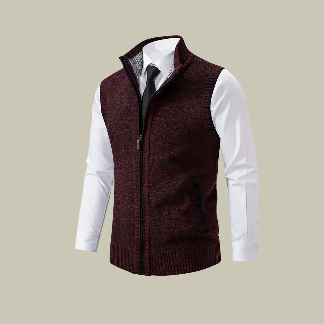 Pullover Bodywarmer Herren mit Reißverschluss & leichter Isolierung – ClassicLayer Vest