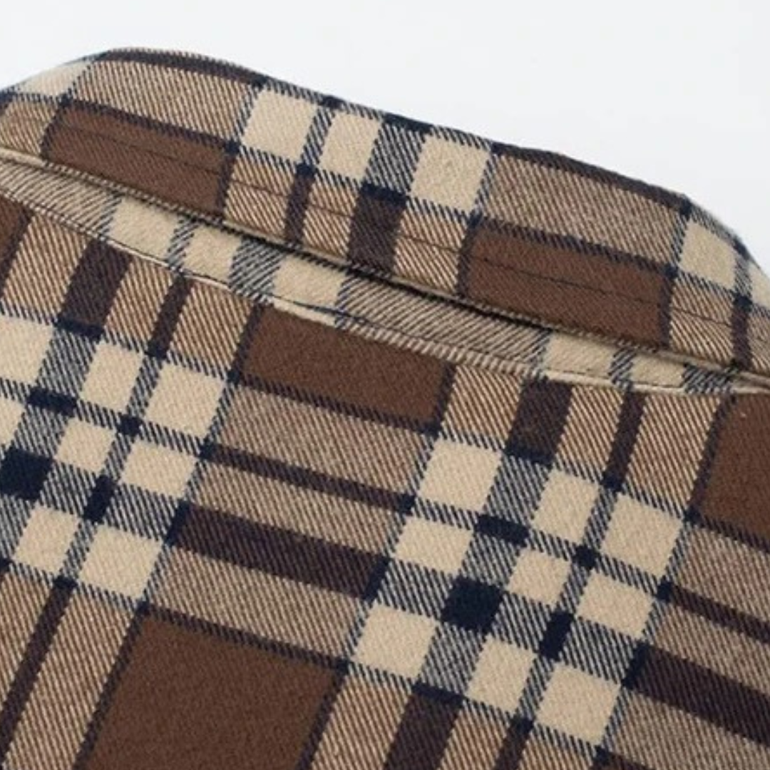 Flanellbluse Herren mit Fleece-Futter & 3 Taschen – NordFell Sherpa Jacket